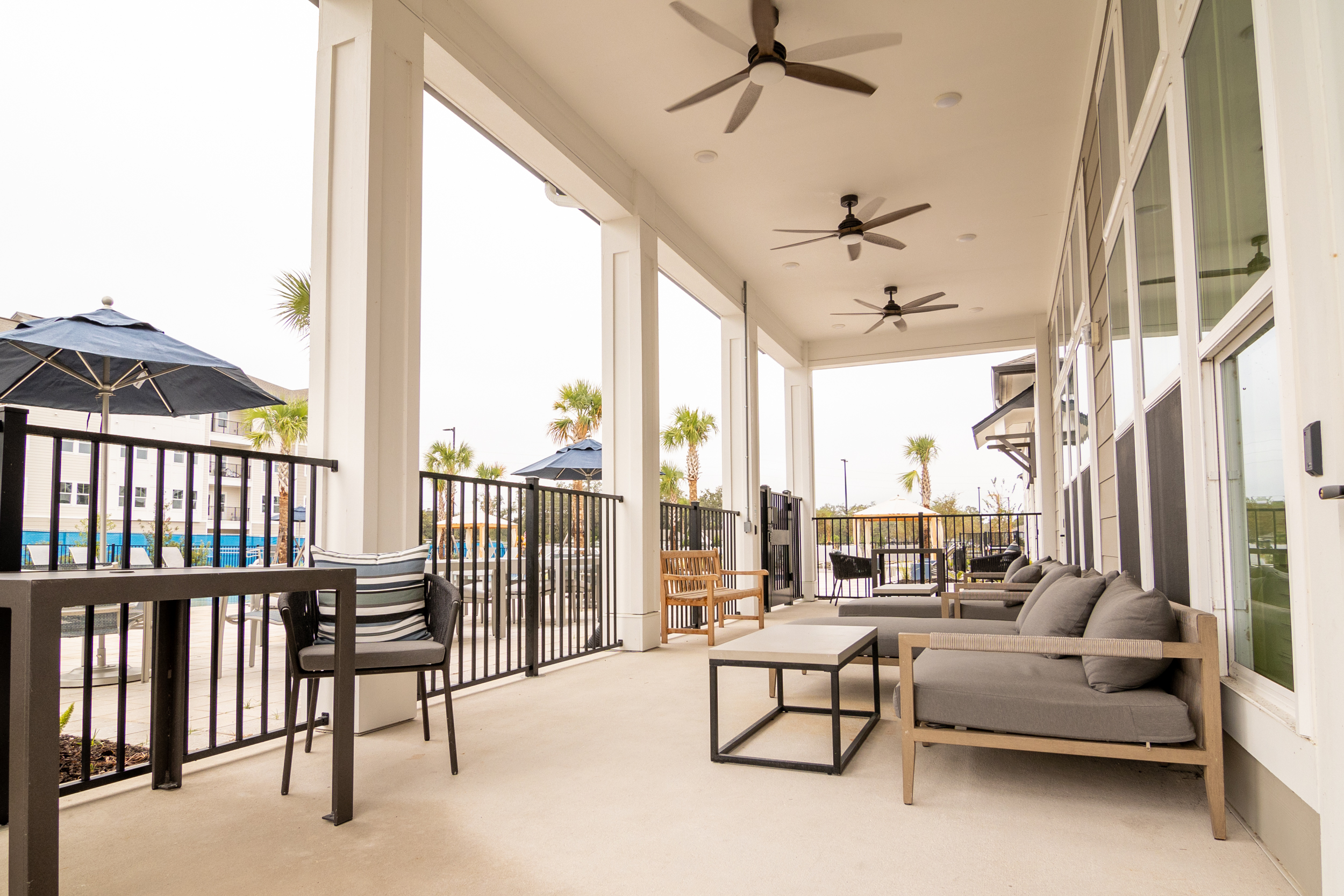 Story Apartments Covered Patio